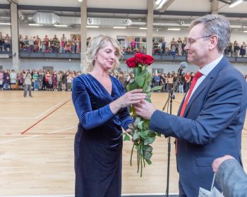 Viļānu vidusskolas sporta halles atklāšanas pasākums