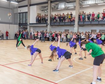 Viļānu vidusskolas sporta halles atklāšanas pasākums