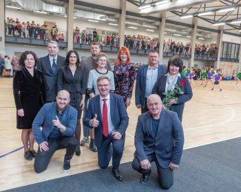 Viļānu vidusskolas sporta halles atklāšanas pasākums