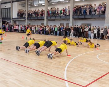 Viļānu vidusskolas sporta halles atklāšanas pasākums