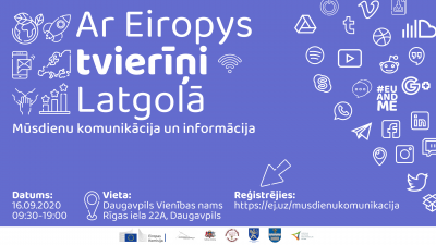 Aicina Latgales jauniešus piedalīties izglītojoši radošā pasākumu ciklā “Ar Eiropys tvierīņi Latgolā”