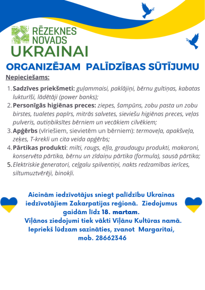 Palīdzēsim Ukrainai!