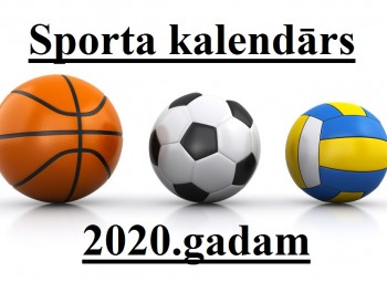 VIĻĀNU NOVADA SPORTA PASĀKUMU KALENDĀRS 2020.GADAM